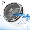 thumbnail image 4 of Battery Meter Digital Display Gauge Boats Gauge 52Mm 2in Battery Digital Gauge Waterproof AntiFog Meter 12V With Smart Alarm For Ships  Electric Vehicles Boats, 4 of 8