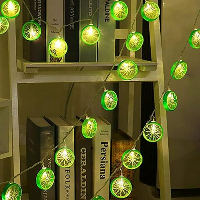 Diceymbol 2025 New Battery-powered Lemon LED Decorative Light String 3 Meters Long 20 String Ligh Easy to Use