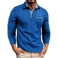 thumbnail image 2 of VJATTWR Men's T-Shirts Long Sleeve Crew Neck Classic Fit Tee Regular Big & Tall S-3Xl Workout Breathable Casual Menswear Tops Streetwear Solid S, 2 of 4