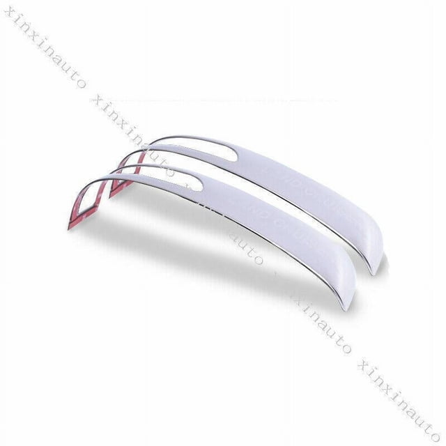 Chrome Steel Rearview Mirror Trim Strip For 10-19 for Toyota Prado FJ/LC150 2010-21