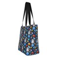 thumbnail image 2 of Vsdgher Space Dog print Reusable Shopping Grocery Bags for Women Shopping with Pouch Foldable Pouch Lightweight Polyester Fabric, 2 of 6