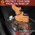 thumbnail image 4 of THORS Heavy Rubble Car Floor Mats Deep Dash Waterproof Car Mats All Weather Universal Trim  to Fit All Black, 4 of 6