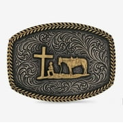 Montana Silversmiths 2 Faithful Frontier - Acc Buckle  - A996P