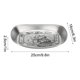 thumbnail image 2 of Outdoor Vintage Dining Tinplate Fruit Tray Camping Tableware Snack Cake Barbecue Tableware Embossed Tinplate, 2 of 5