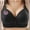 Black, variant on TAGOLD Womens Summer Bras,Plus Size Casual Bras for Woman's Printing Gathered Together Large Size Daily Bra Underwear No Rims
