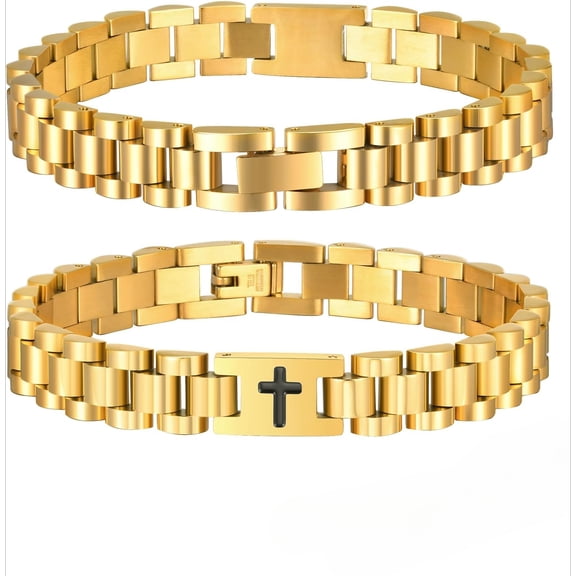 Metaljc Personalized Religious Jewelry-Engraved Christian Faith Bible Verse Bracelet for Men Women