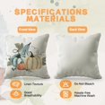 thumbnail image 2 of Fall Pillow Covers 18x18 Set of 4 Watercolor Pumpkin Farmhouse Decorations Throw Cushion Case for Autumn Thanksgiving Home Decorative Pillows, 2 of 6