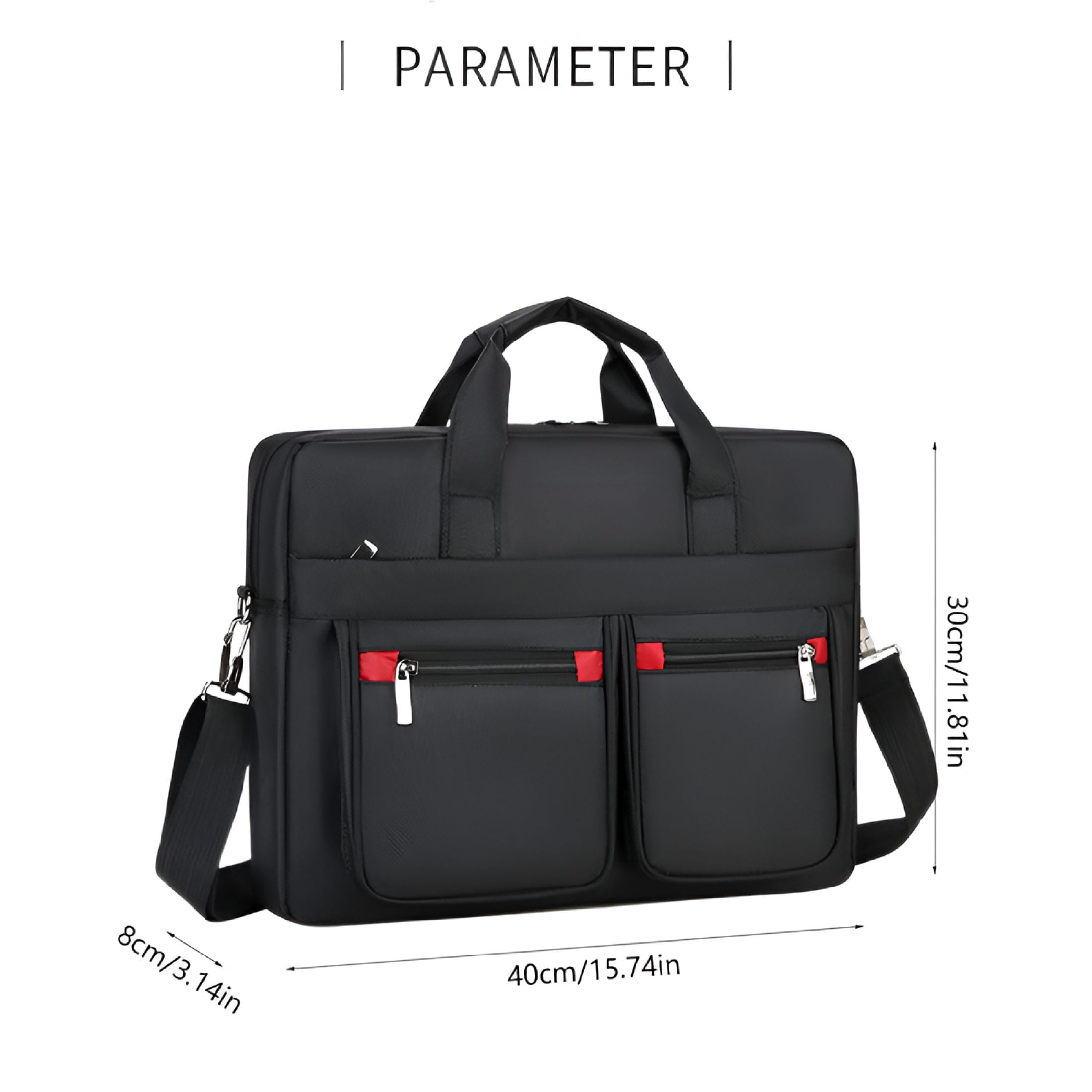 GASTROPOD Large Briefcases for Men Tote Bag Laptop Case Work Bags Office Messenger Bag Handbags Sports Travel Chest Rucksacks Shoulder Crossbody Rucksacks Bag with Multiple Pockets