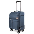 thumbnail image 3 of New York Xpress 20" Softside Carry-On Luggage Lightweight Expandable Spinner Suitcase,Navy - XJ1901, 3 of 11