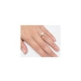 thumbnail image 3 of His Hers Wedding Ring Set 3 Piece Rose Gold Halo Cz Wedding Ring Set, 3 of 4