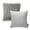 Gray, variant on Phantoscope Designer's Choice Decorative Throw Pillow Set, Fluffy Faux Fur & Quilted Velvet Bundle, for Sofa Couch Bedroom, 18" x 18", White Fur and Velvet, 2 Pack