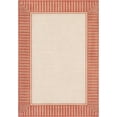 thumbnail image 3 of Mark&Day Outdoor Rugs, 2x4 Balgonie Cottage Indoor/Outdoor Burnt Orange Area Rug, Non Shedding Cream Red Carpet for Patio, Porch, Deck, Bedroom, Living Room or Kitchen (2'5" x 4'5"), 3 of 4