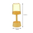 thumbnail image 2 of Soporte para cepillo de con taza de enjuague para amarillo Gloria Soporte de titular de cepillo de dientes, 2 of 7