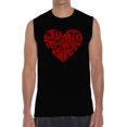 thumbnail image 1 of Men's Word Art Sleeveless T-shirt - Just a Small Town Girl, 1 of 2