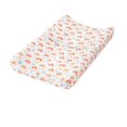 thumbnail image 1 of Funda para cambiador - Funda para cambiador de pañales de algodón de punto de jersey ultrasuave para bebés y niños - Arco iris elegante, 1 of 3
