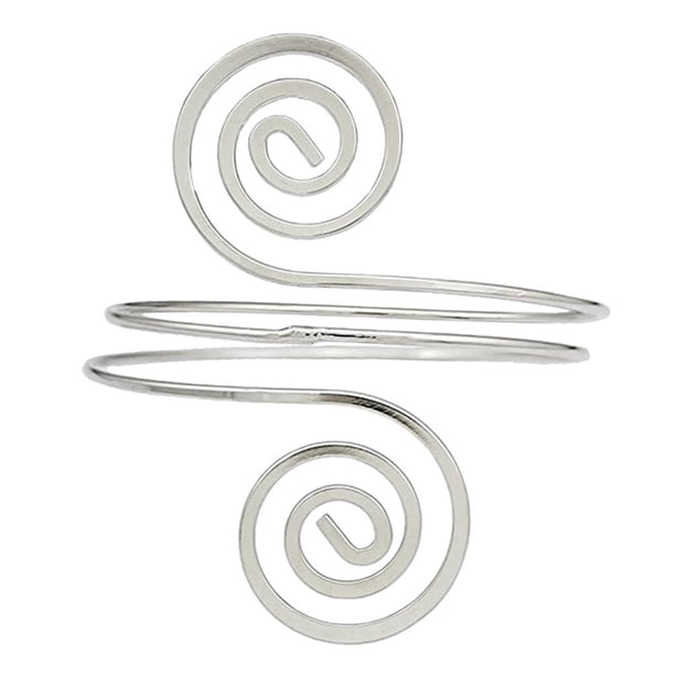 Pulsera para mujer Sunnimix Bobina Simple Plata