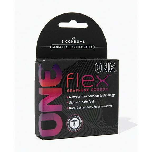 One Flex Ultra-Thin Condoms - Pack of 3