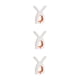 thumbnail image 5 of Inteprter Pasador para la colada, pinza colgante antideslizante para secar la ropa, pinza decorativa portátil para el hogar, clavija grande Naranja Blanco Grande 3Conjunto, 5 of 6