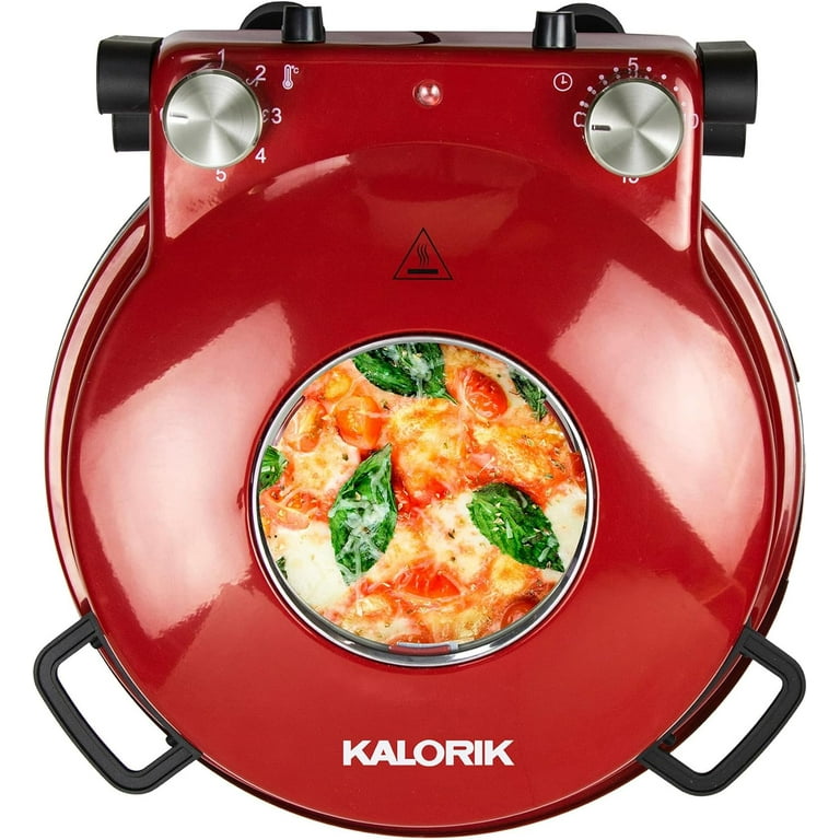 Kalorik Hot Stone Red Electric Pizza Oven