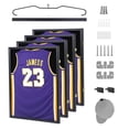 thumbnail image 5 of Jersey Frame Display Case, Large Shadow Box, Sports Jersey Display Case Set of 4, 5 of 5