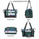 thumbnail image 5 of Bolsa de viaje plegable, bolsa grande de fin de semana, bolsa de equipaje de mano para mujeres y hombres, bolsa de deporte impermeable, bolsa de hospital para mujeres para viajes, gimnasio, avioneta,, 5 of 6