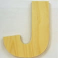 thumbnail image 4 of Package of 1, 8 Inch X 3/4" Thickness Baltic Birch Wood Letter J in The Arial Font, Thick, Upper Case for Art & Craft Project, Made in USA, 4 of 4