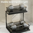 thumbnail image 2 of Under Sink Organizers and Storage 2 Tier Sliding Pull-out Organizer Adjustable Height for Bathroom Kitchen - 1pcs, 2 of 10