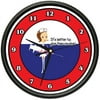 SignMission CL-NURSE 1 Nurse 1 Wall Clock - Hospital Medicine Nurse Scrubs Sick Patient Care Gag Gift