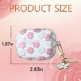 thumbnail image 2 of GJX Case Cover Fits for Airpods Pro 2,Soft Tpu Case for Airpod Pro,Flower Pattern Clear Shell Protective Case for Airpods Pro 2,Pink, 2 of 7
