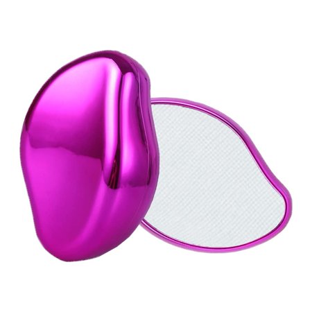 Crystal Hair Eraser for Women and Men  Reusable Crystal Hair Remover Magic Painless Exfoliation Hair Removal Tool  Portable Mild Hair Remover  Crystal Hair Remover for Arms Legs (Purple)