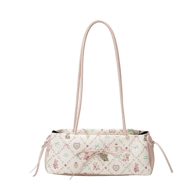 Bolso de hombro pequeño, moderno y moderno para niñas, perfecto para el día a día y el trabajo, hecho de dacrón de alta calidad y con un interior espacioso.