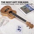 thumbnail image 3 of Kit de ukelele AODSK Soprano para principiantes con correa para funda y afinador, 3 of 7