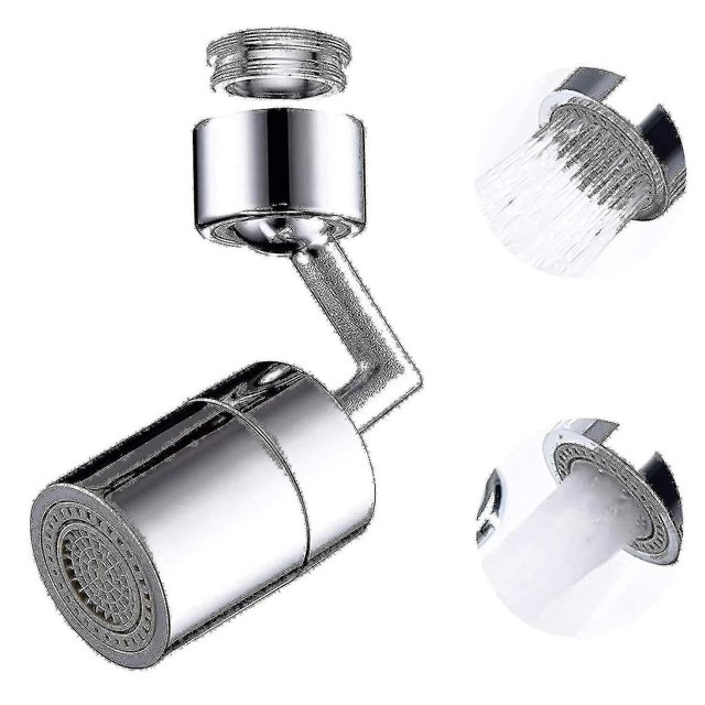 Extensor de grifo giratorio de 1080 grados, filtro a prueba de salpicaduras, rociador giratorio para cocina, alta calidad H