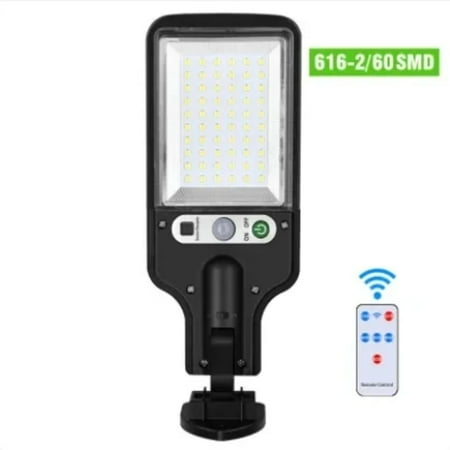 

DEKAXI DEKAXID Powerful LED Solar Outdoor Led Courtyard Wall Lamp 3 Modes Human Body Induction Garden Terrace Garage Door Street Lighting