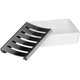 thumbnail image 2 of Soap dish, ceramic dish stainless steel holder soap box, double drain, creative rectangular soap dish, soap dish for bathroom, 2 of 4