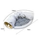 thumbnail image 3 of plegable para gatos, colchón de juguete interactivo, sofá, tienda de campaña, nido cómodo con alfombrilla de bolas, cama para perro mascota para Zulema Cama tipo túnel para gatos, 3 of 8