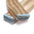 thumbnail image 3 of Tape in Human Hair Extensions Highlight Balayage Long Straight Soft hair, 3 of 6