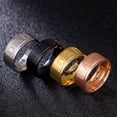 thumbnail image 2 of Stainless Steel Bracelet Letter DAD Ring Men's Titanium Steel Ring Ornament, 2 of 5
