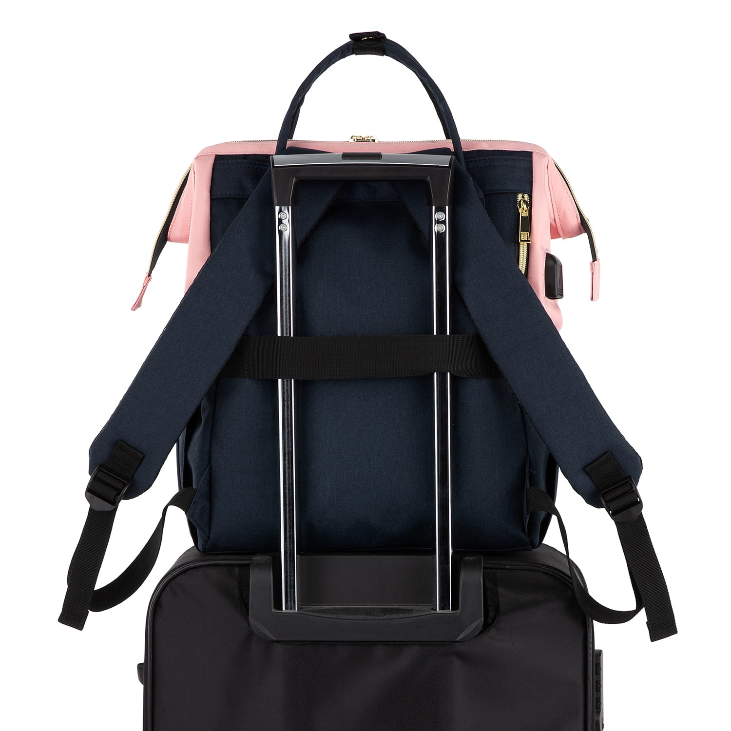 Lovevook Laptop Backpack for Women,17inch Business Computer Bag Teacher Nurse Backpack Purse with Anti-Thief Pocket, Larger Waterproof Travel Bag College Backpack with USB Charging Port