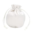 thumbnail image 4 of Organizador de joyas navideño con cordón - Bolsa de terciopelo para colgantes Beige 95x115cm, 4 of 9