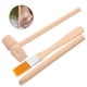 thumbnail image 4 of Kit de excavación arqueológica infantil de 4 piezas con mini martillo, cepillo, cincel y piedras preciosas. Juguete educativo STEM para juegos de simulación de excavación., 4 of 7