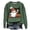 Green Halloween Shirts for Women FALLDEALS072207, variant on IDOCLOTHES Halloween Sweatshirt Women Cute Pumpkin Ghost Drinking Coffee Printed Fall Outfits for Women Long Sleeve Tops Womens Fall Fashion Clothing Blue, S