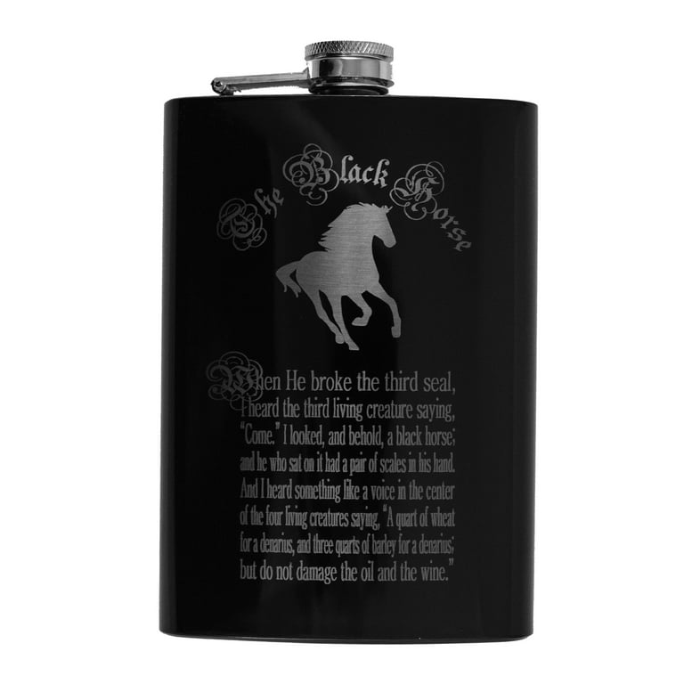 8oz BLACK Tickle My Gizmo Flask 8oz BLACK Tickle My Gizmo Flask