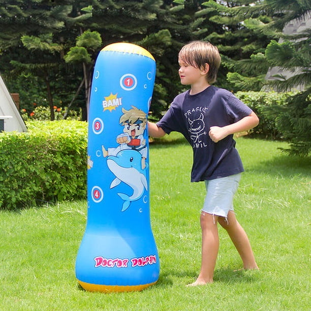 Tumbler Boxing Column Toys for Children Boy Fitness Adult Gym Game Outdoor Beach Summer Fun anti stress Toy heqiyong LED