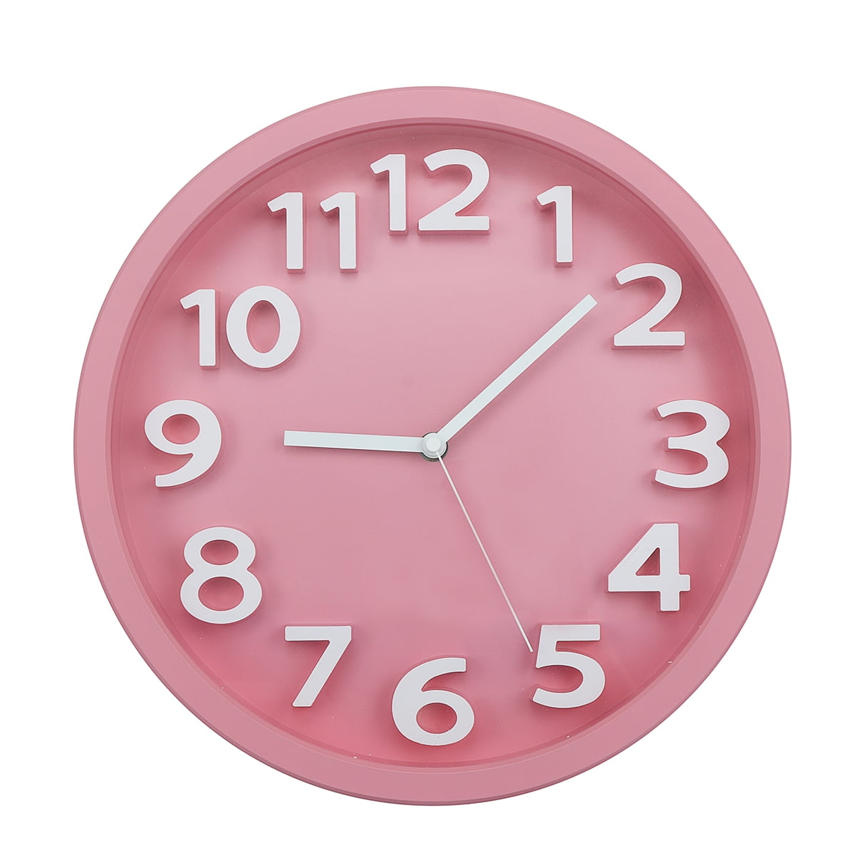 Asewon 13 Inches Large Wall Clock, NonTicking Silent Quartz Decorative