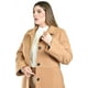 thumbnail image 5 of Abrigo recto con botones frontales Roman Fashion /Tallas Extras, 3014 (Cafe) cafe 42, 5 of 6