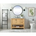 thumbnail image 6 of 42 inch single bathroom vanity in natural wood, 6 of 8