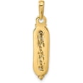 thumbnail image 3 of 14K Yellow Gold w/White Rhodium Mezuzah W/Shin Charm - 32mm, 3 of 6