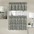 thumbnail image 2 of Achim Buono II Cole Silver Decorative Rod & Finial - Contemporary 66 in x 120 in, 2 of 6