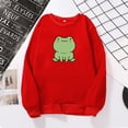 thumbnail image 2 of LYXSSBYX Womens Sweatshirts Women's Fashion Long Sleeve Cute Printed Sweatershirt Loosen Blouse Tops, 2 of 3